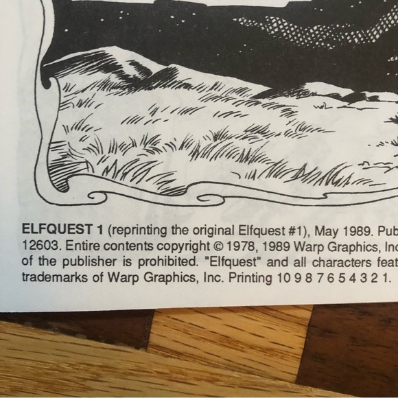 ELFQUEST #1 - Magazine Format with stunning artwork   from warp graphics - Picture 4 of 8